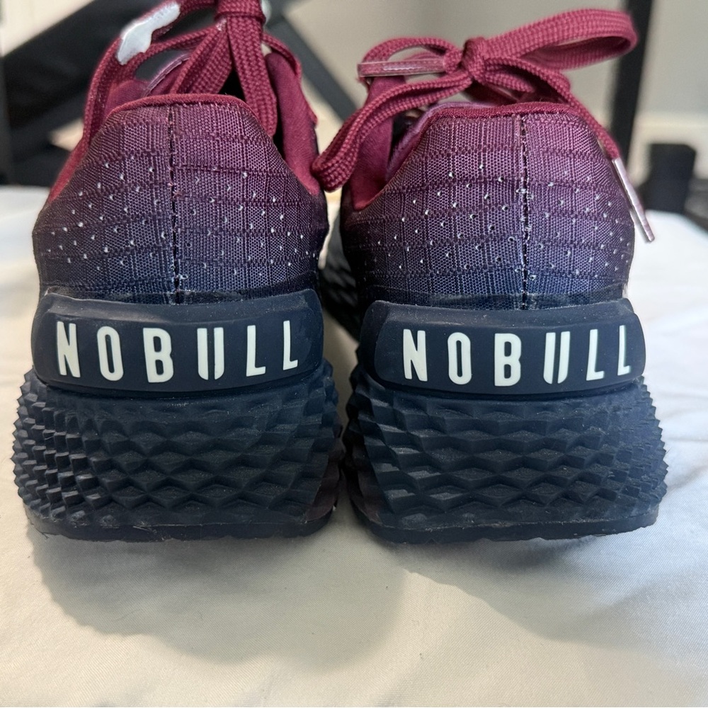 NOBULL Ripstop Runner Shoes in Red and Blue